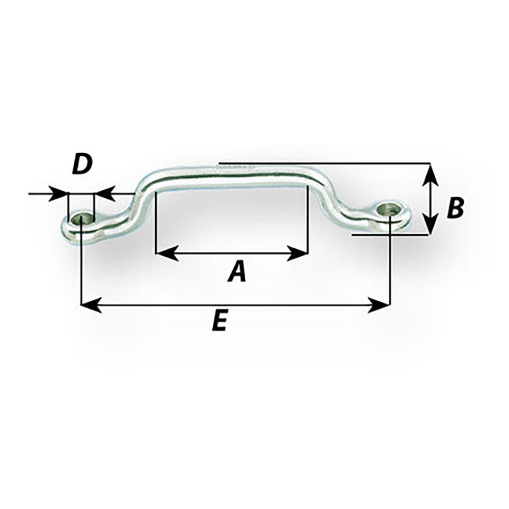 Wichard Webbing Eye Strap - 4mm Diameter - 5/32" - 56mm Spacing - 2-13/64" - Life Raft Professionals