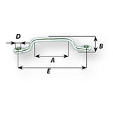 Wichard Webbing Eye Strap - 5mm Diameter - 13/64" - 86mm Spacing - 3-25/64" - Life Raft Professionals